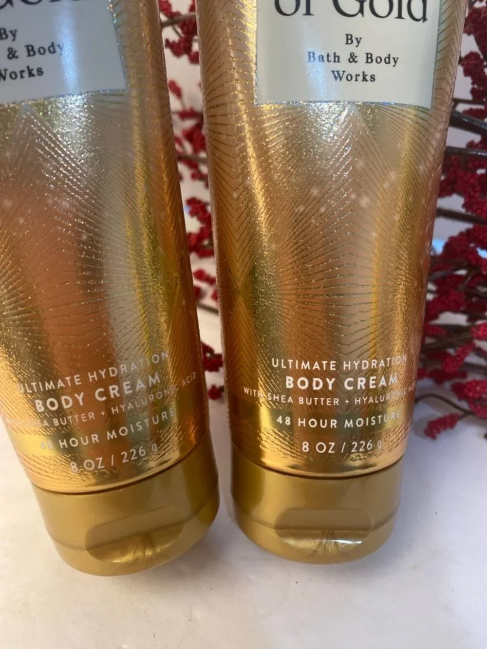 “Touch of Gold” Bath & Body Works 2 New Body Creams